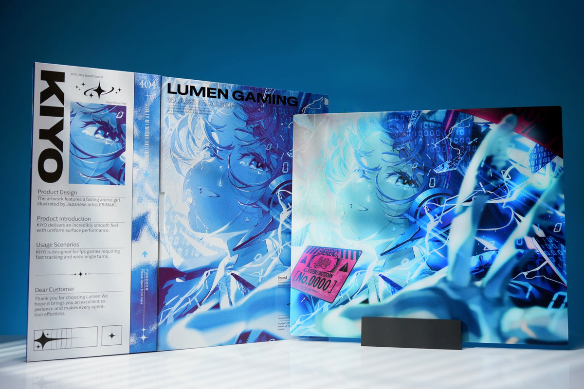 LUMEN Kiyo Glass Mousepad